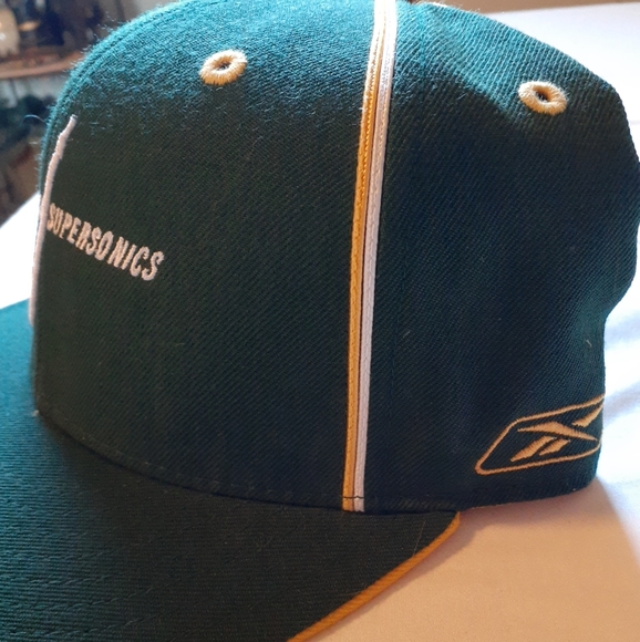 Seattle Supersonics Reebok Pro Fit Hat NWOT VNTG - Picture 3 of 6
